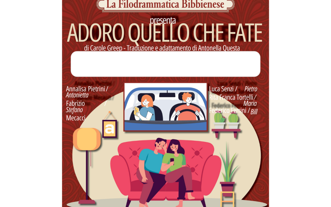 Domenica 5 Novembre ore 16.30 – Adoro quello che fate